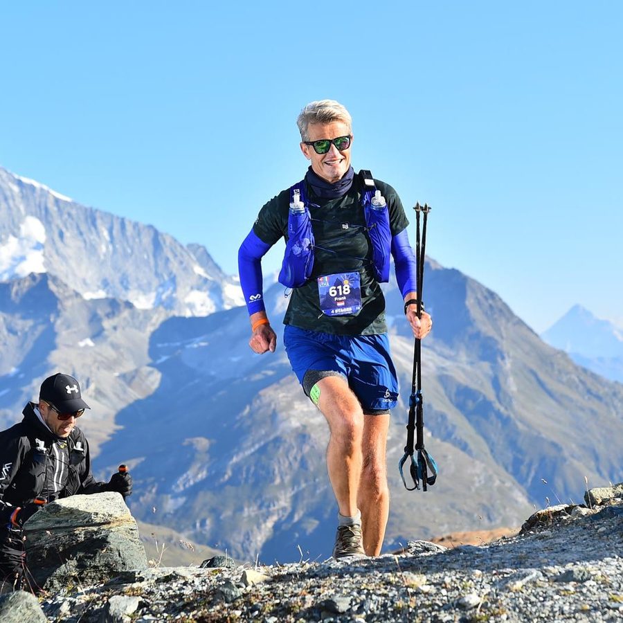 Trail running in the Alps